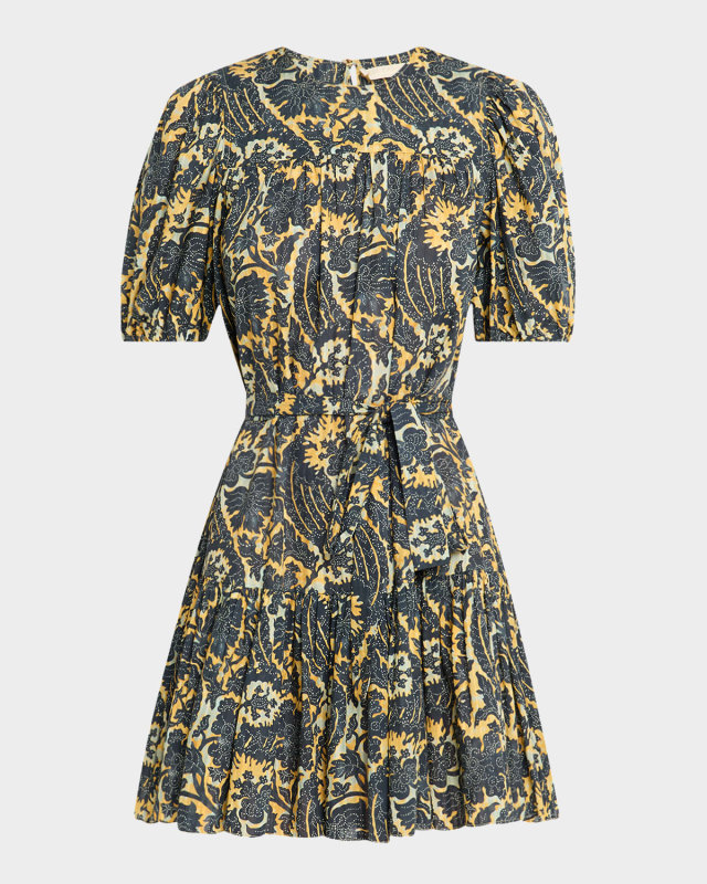 Rosalie Short-Sleeve Mini Dress